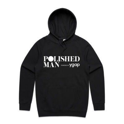 Polished Man Hoodie - White Logo Thumbnail