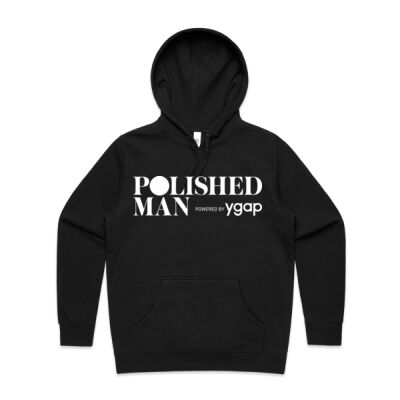 Polished Man Women's Hoodie - White Logo Thumbnail